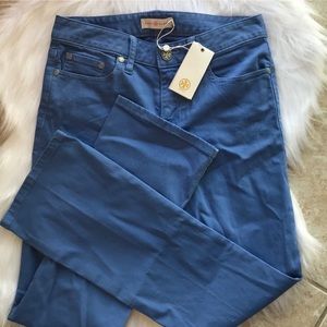 NWT Tory Burch light blue denim jeans pants size24